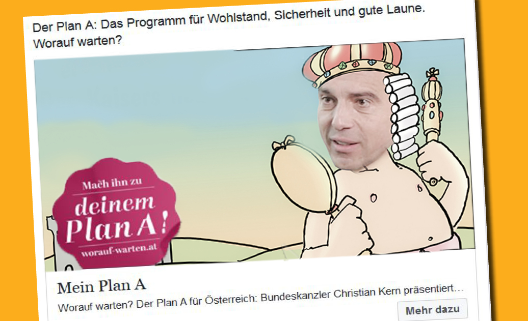 Bundeskanzler Kerns Gute-Laune-Plan