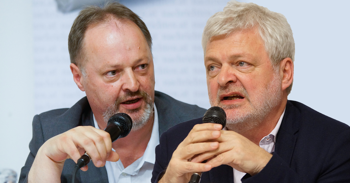Richard Pichler und Karl Öllinger.
