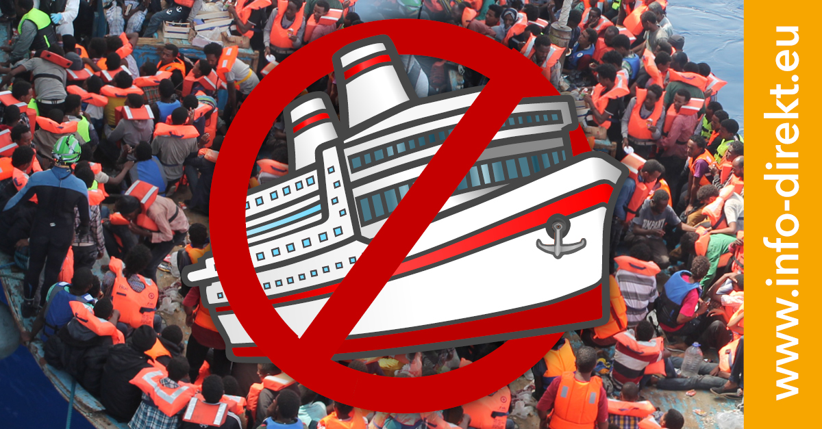 NGO-Schlepperschiffe stoppen