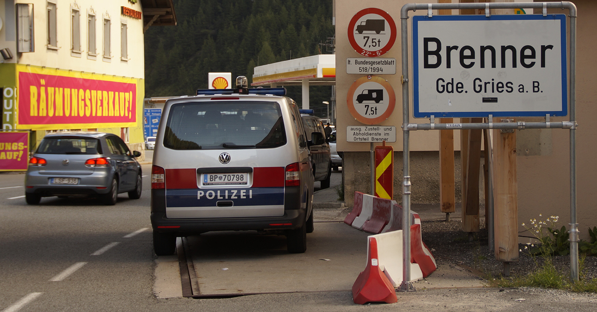 Brenner Grenzübergang