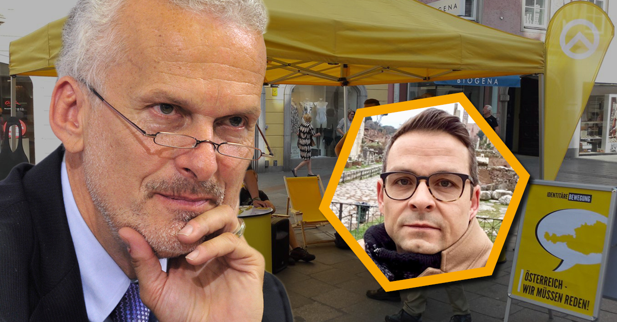 Gerald Grosz, Justizminister Josef Moser, Identitäre Bewegung Österreich (IBÖ)