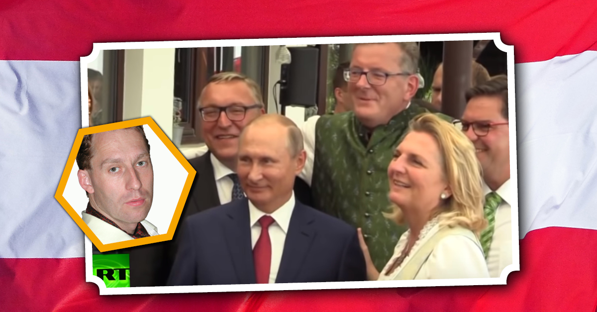 Zu Gast auf Kneissls Hochzeit: Präsident Putin