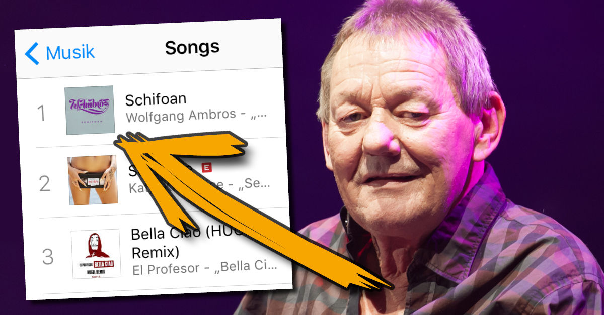Wolfgang Ambros mit Schifoan dank FPÖ auf Platz 1
