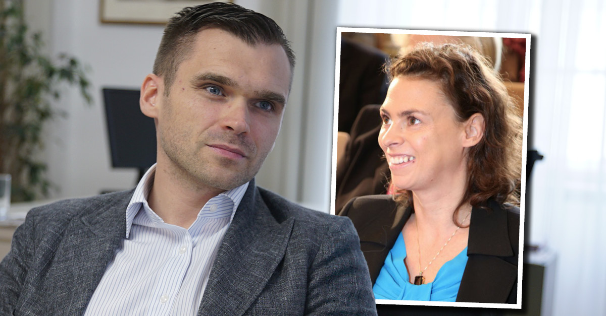 Michael Scharfmüller (Info-DIREKT), Nina Horaczek (Falter)