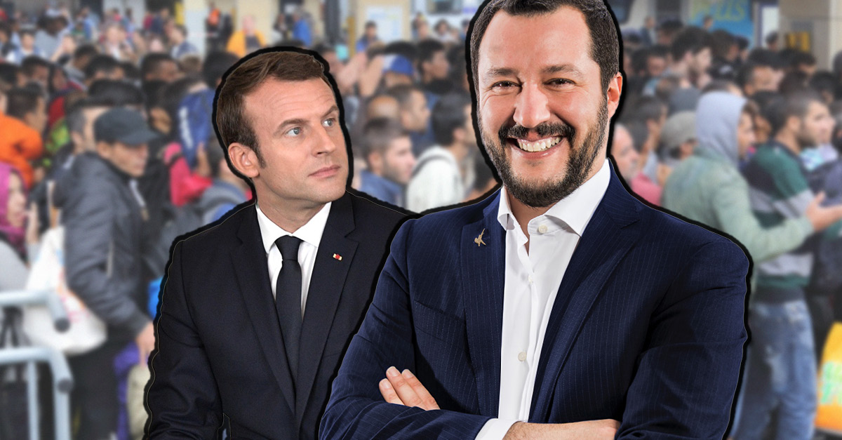 Macron und Salvini