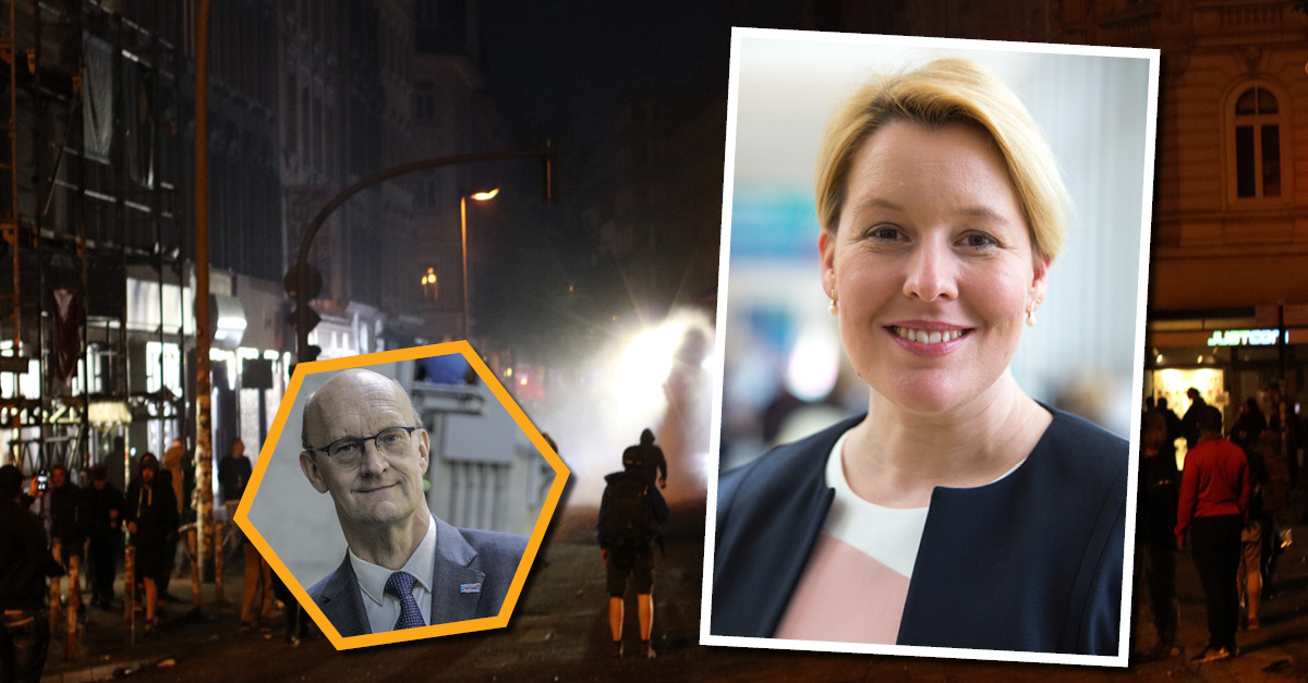 Familienministerin Franziska Giffey unterstützt Antifa-Strukturen.