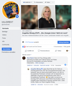 Angelika Winzig, Info-DIREKT