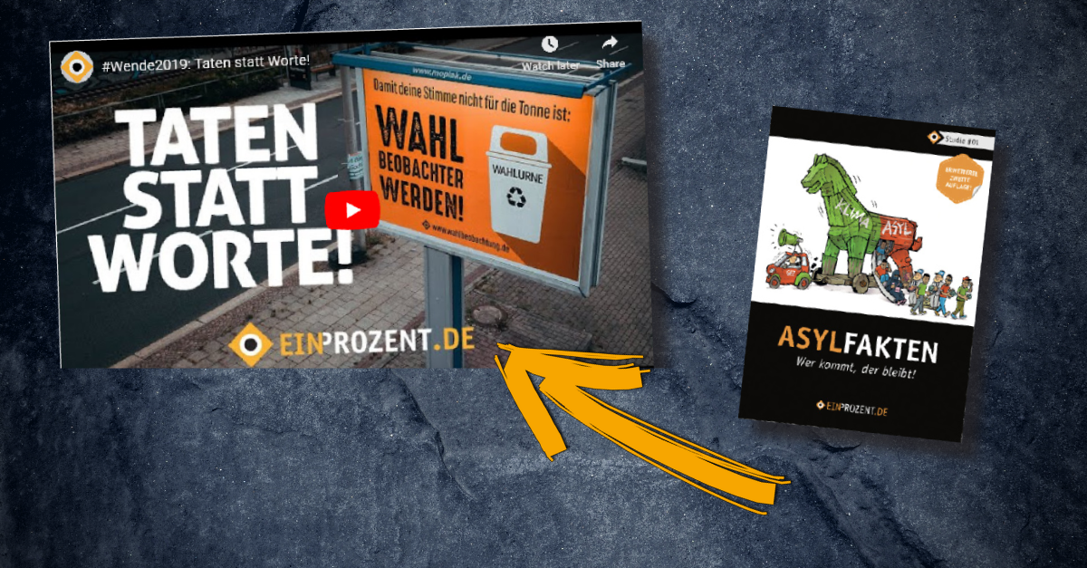 #Wende2019: Die patriotische NGO "Ein Prozent"