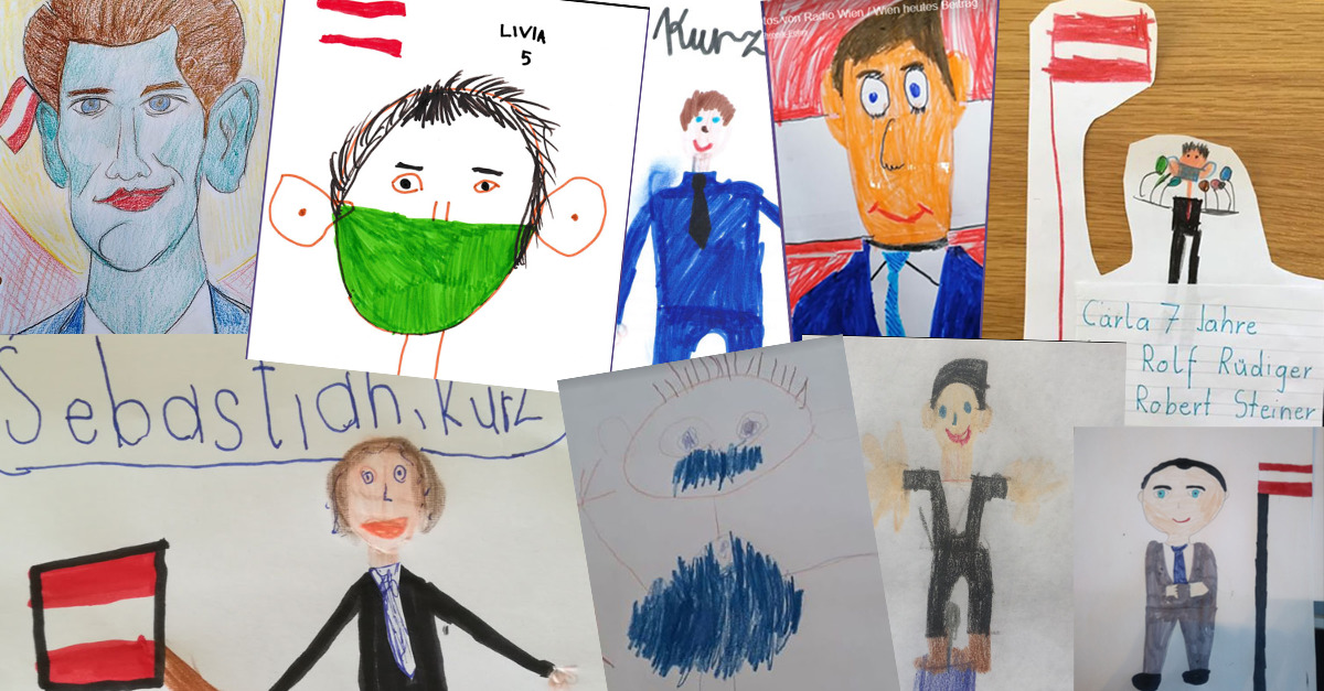 ORF-Schülerradio ruft Kinder dazu auf Kanzler Kurz zu zeichnen