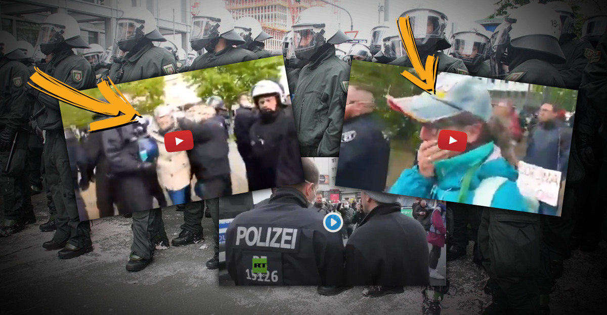 Aus ganz Deutschland werden Vorfälle von extremer Polizeigewalt gegen Menschen gemeldet, die gegen die Corona Maßnahmen demonstrieren.