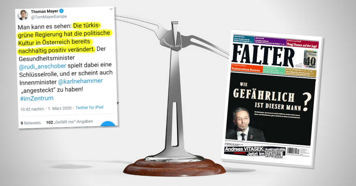 Türkis-Blau und Türkis-Grün im Medien-Check