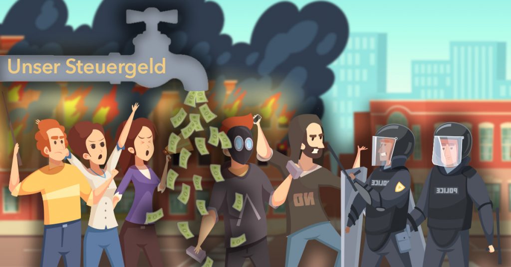 Antifa-Verbot nicht notwendig. Geldhahn zudrehen würde reichen!