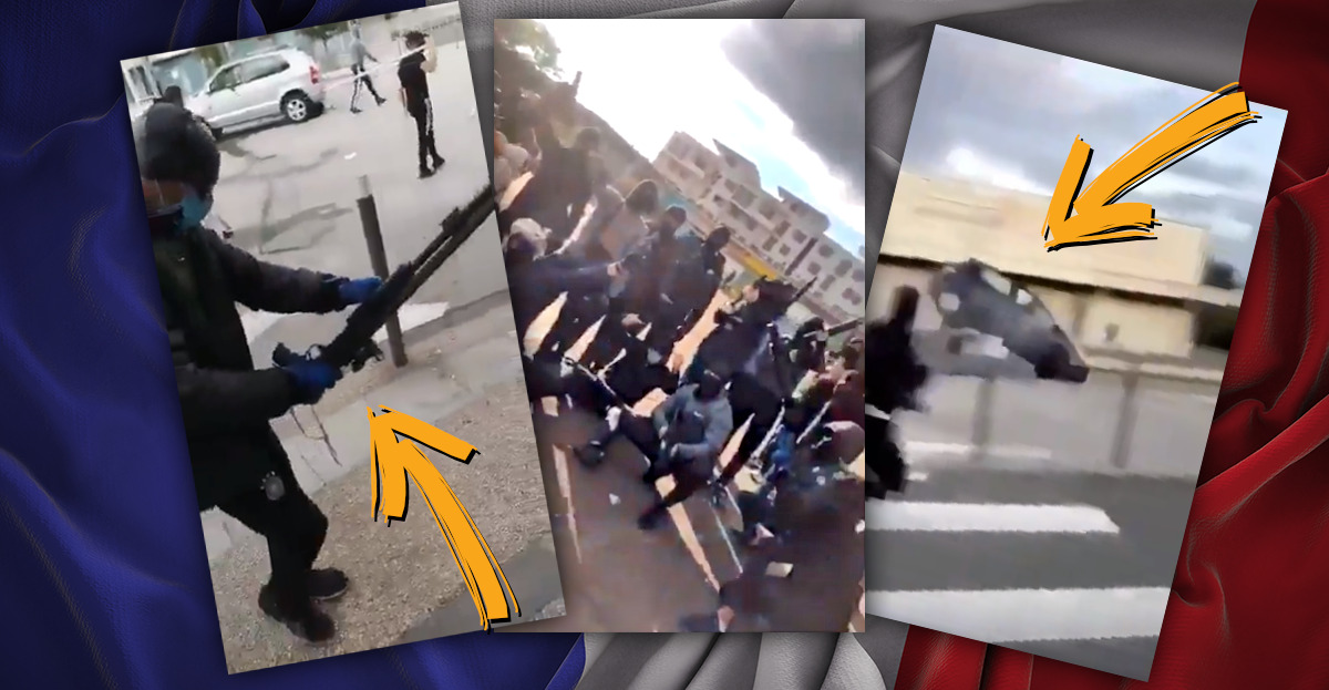 In Dijon, Frankreich, ist zwischen Nordafrikanern und Tschetschenen ein offener bewaffneter Bürgerkrieg ausgebrochen.