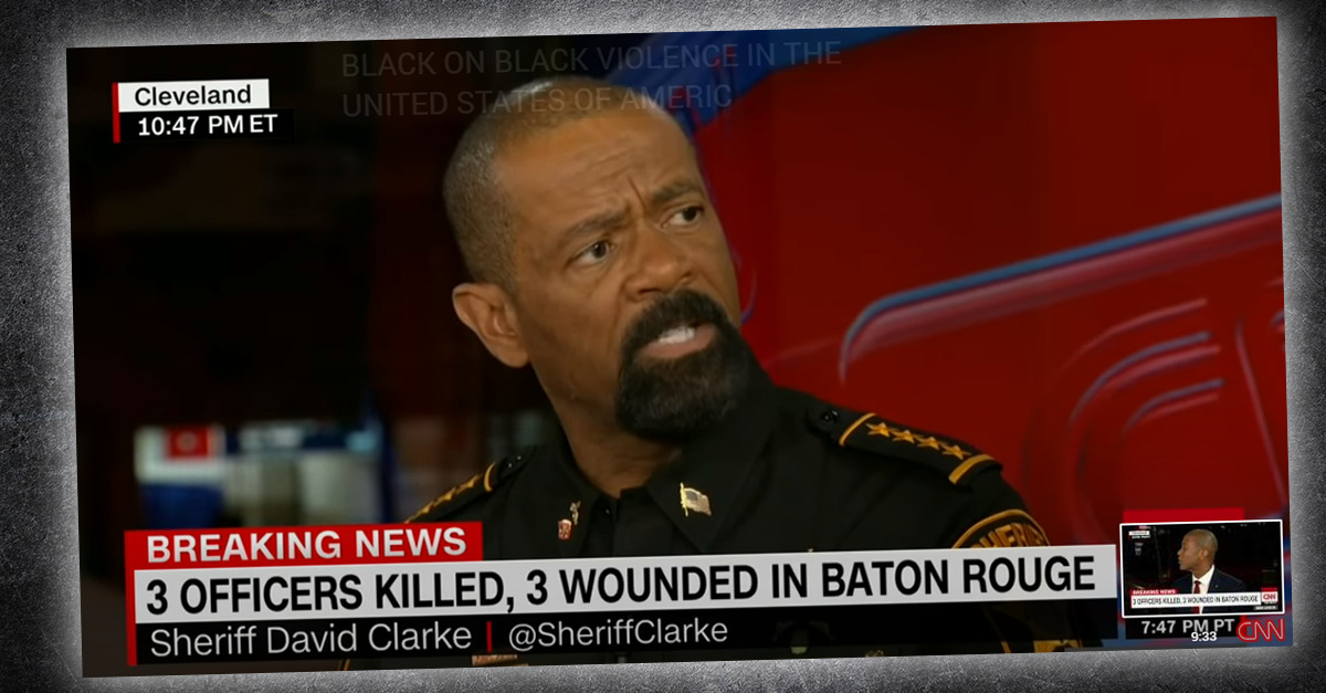 Sherriff David Clarke vertritt die Ansicht, dass die BLM-Bewegung für Hass verantwortlich ist.