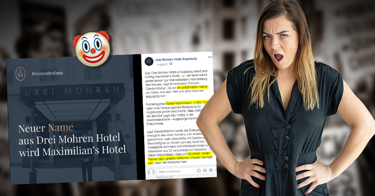 "Drei-Mohren-Hotel" ändert Namen und erntet Shitstorm