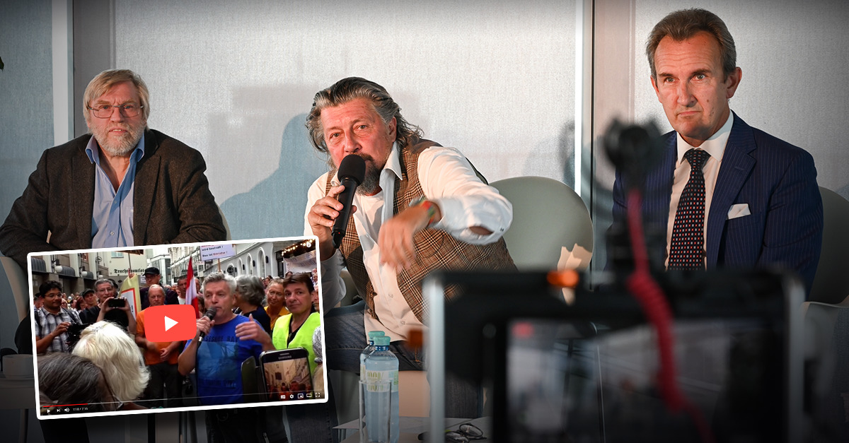 Pressekonferenz am 17. September in Wien mit Peer Eifler, Gernot Beneder und Helmut Traindl