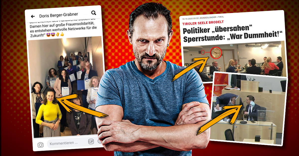 Schwarz-grüne Regierungspolitiker missachten die eigenen Corona-Maßnahmen
