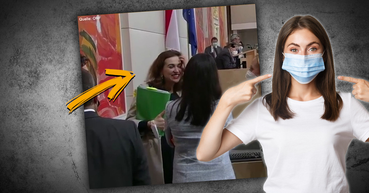 Nächster Skandal: Justizministerin ohne Maske im Nationalrat!