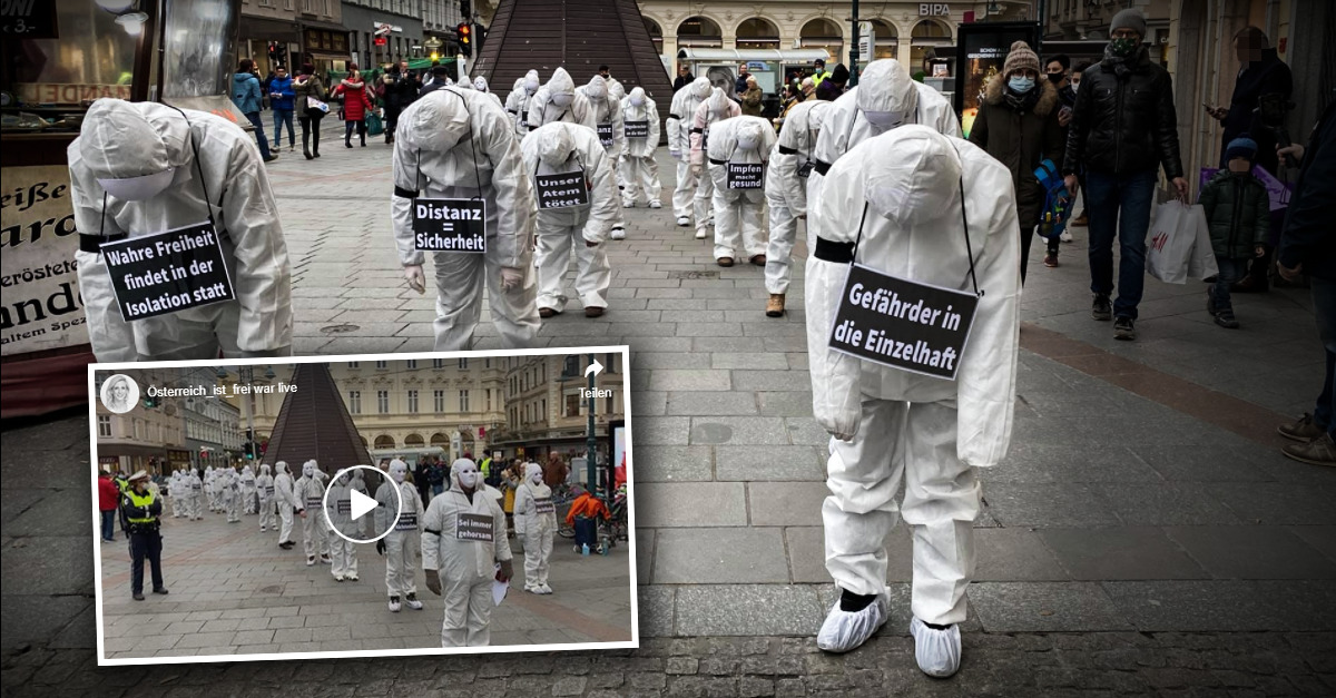 "Maskenpflicht ein Leben lang": Kreativer Protest gegen Corona-Wahnsinn / Schwarze Wahrheit