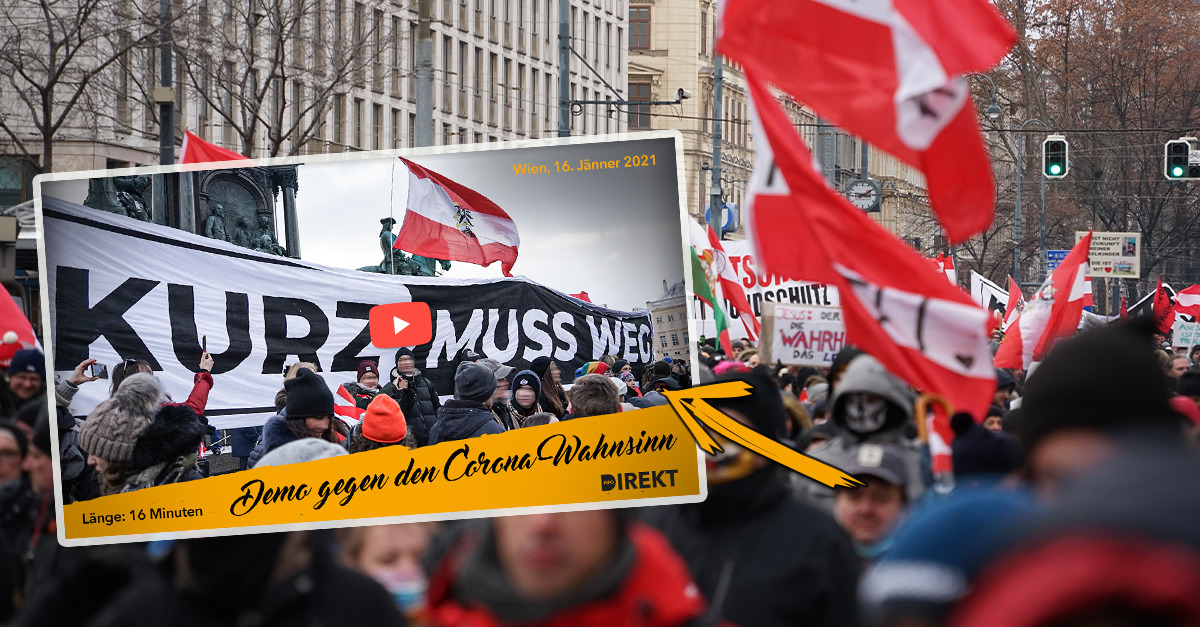 "Kurz muss weg" - Tausende tragen Protest auf die Straße