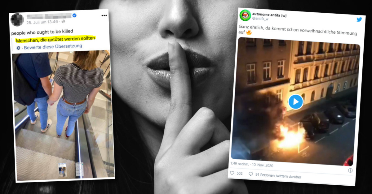 Totgeschwiegen und relativiert: Hasspostings von „links“
