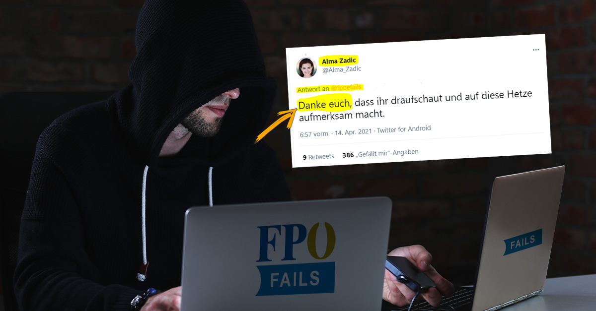 Justizministerin Zadic bedankt sich bei anonymer Hetzseite