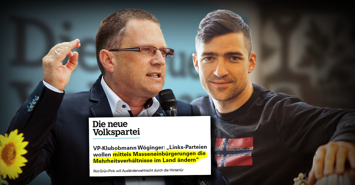 Lob von IB-Sellner: Volkspartei jetzt auch gegen Bevölkerungsaustausch