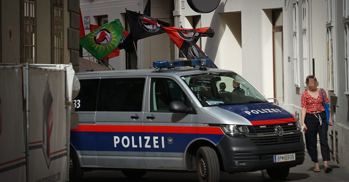 Lächerlicher Antifa-Protest in Wien