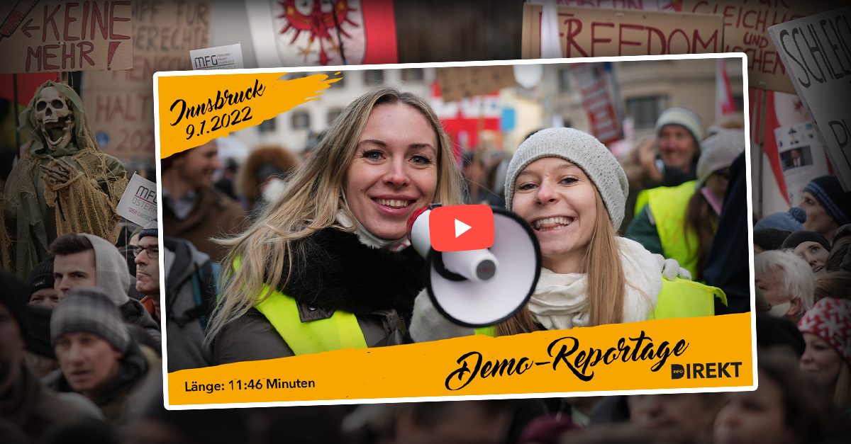 Demo in Innsbruck: Ein "Neujahrskonzert der Freiheit"