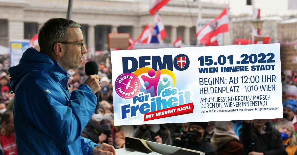 Corona-Demos: Herbert Kickl über den Erfolg des patriotischen Dreiklangs