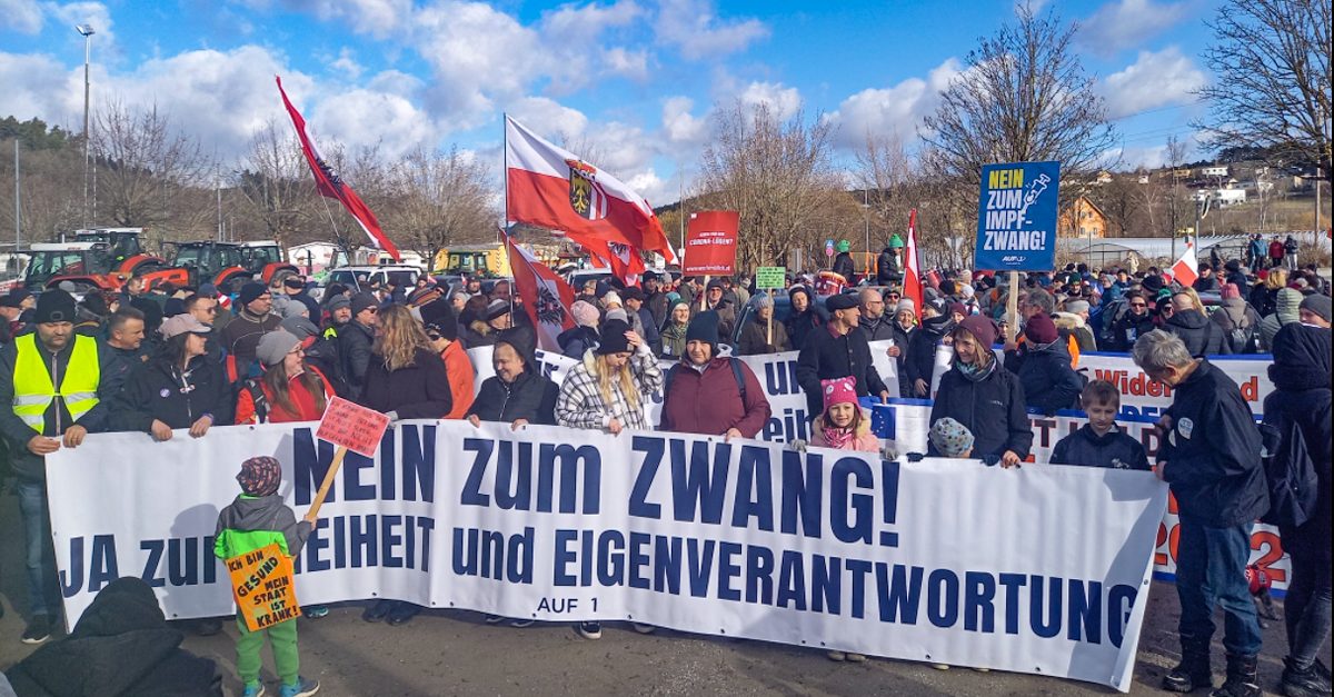 Widerstand ungebrochen: Corona-Demonstration in Gallneukirchen
