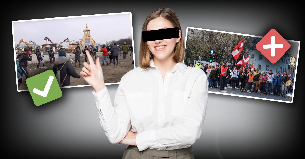 Gut vs. Böse: Lobau-Räumung legt Framing der etablierten Medien offen