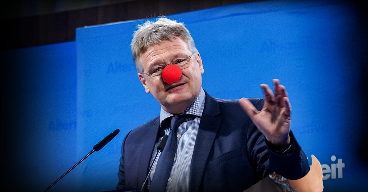 Nach Luke und Petry: Jetzt macht sich Meuthen zum Clown der Medien