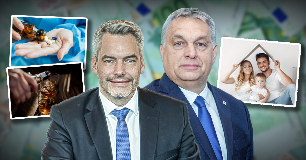 Unterschied wie Tag und Nacht: Karl Nehammer vs. Viktor Orban