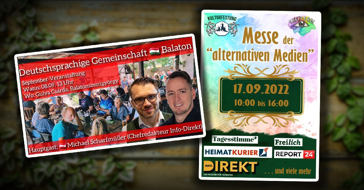 Veranstaltungen mit Info-DIREKT in Ungarn und der Steiermark
