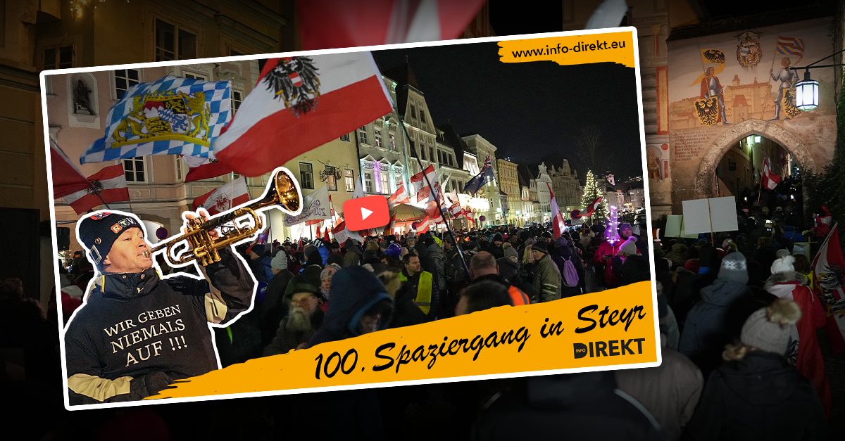 Tolle Stimmung beim 100. Spaziergang im "gallischen Dorf" Steyr!