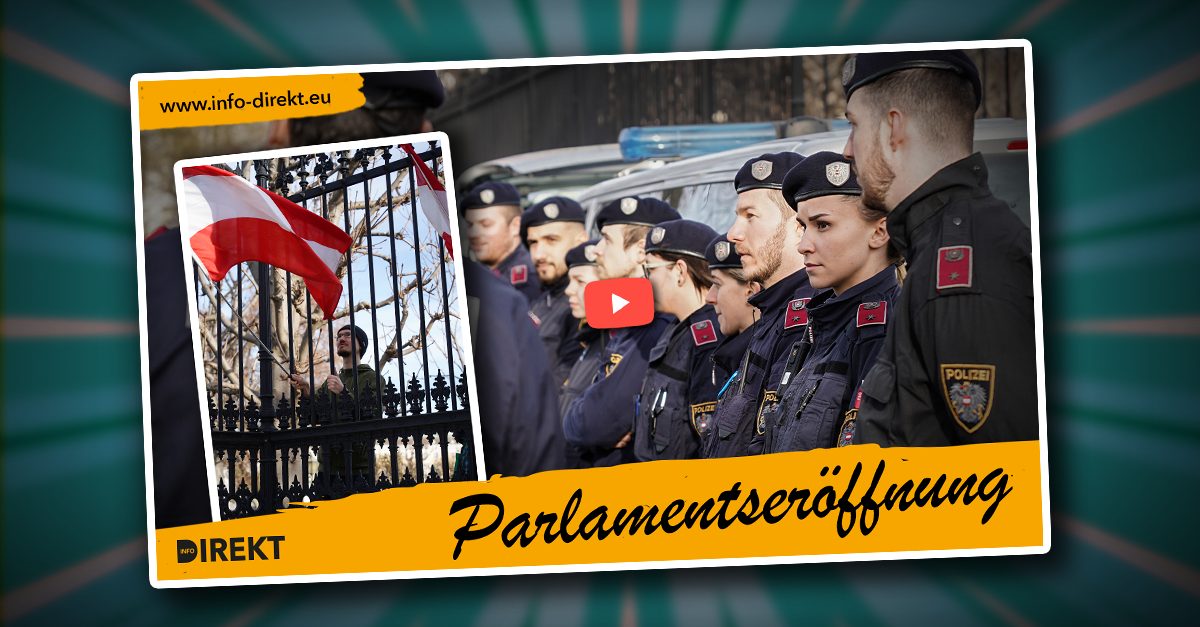 Parlamentseröffnung: Trotz Verbot kleine Demo gegen "Volksverräter"