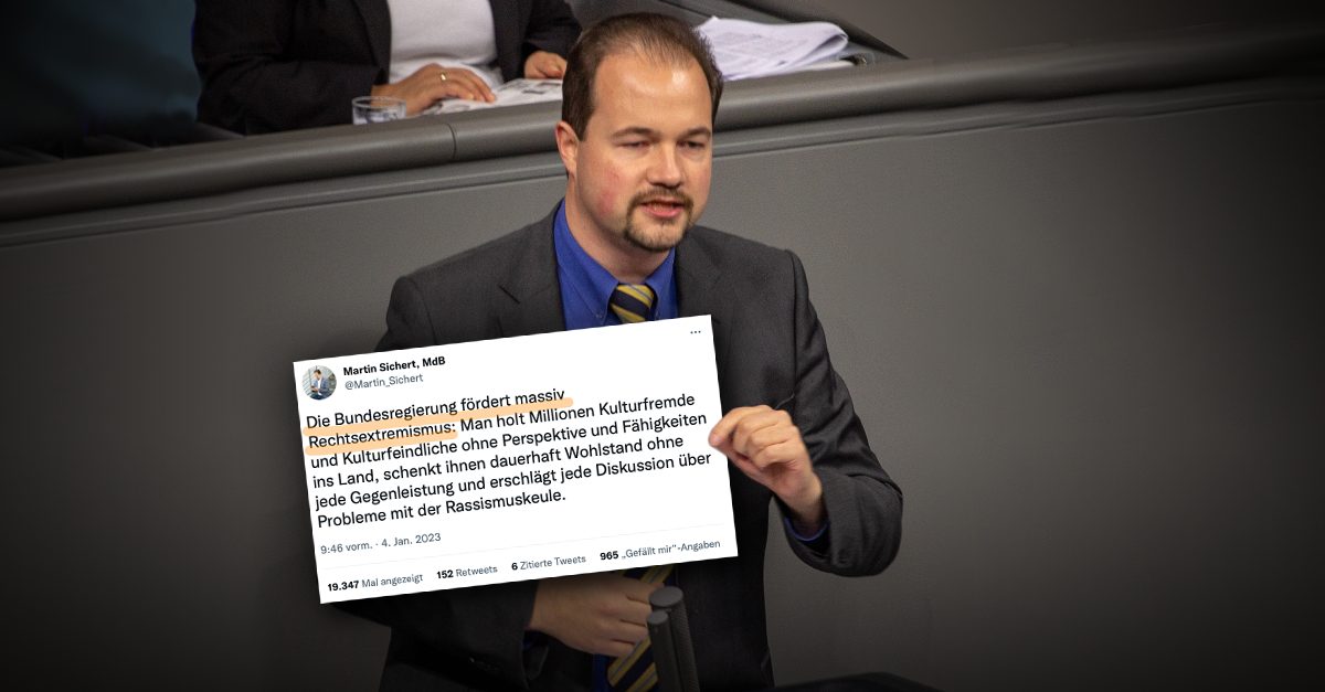 Ungeschickter Tweet von Martin Sichert (AfD) sorgt für Diskussionen