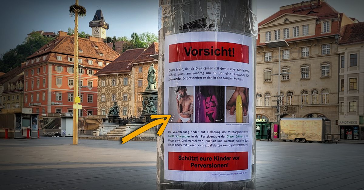 "Schützt eure Kinder vor Pervesionen!" - FPÖ-Jugend warnt vor Drag-Lesung