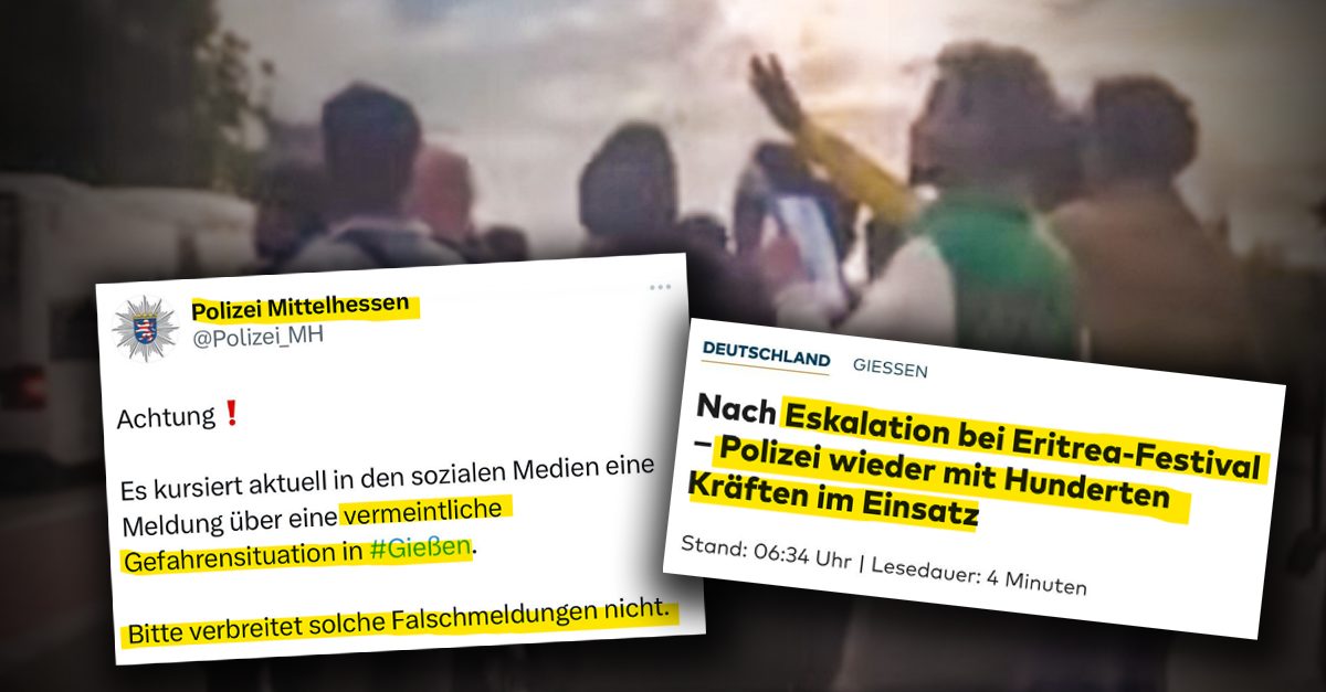 Gießen: Politisch-korrekte Polizei macht Überfremdung noch gefährlicher