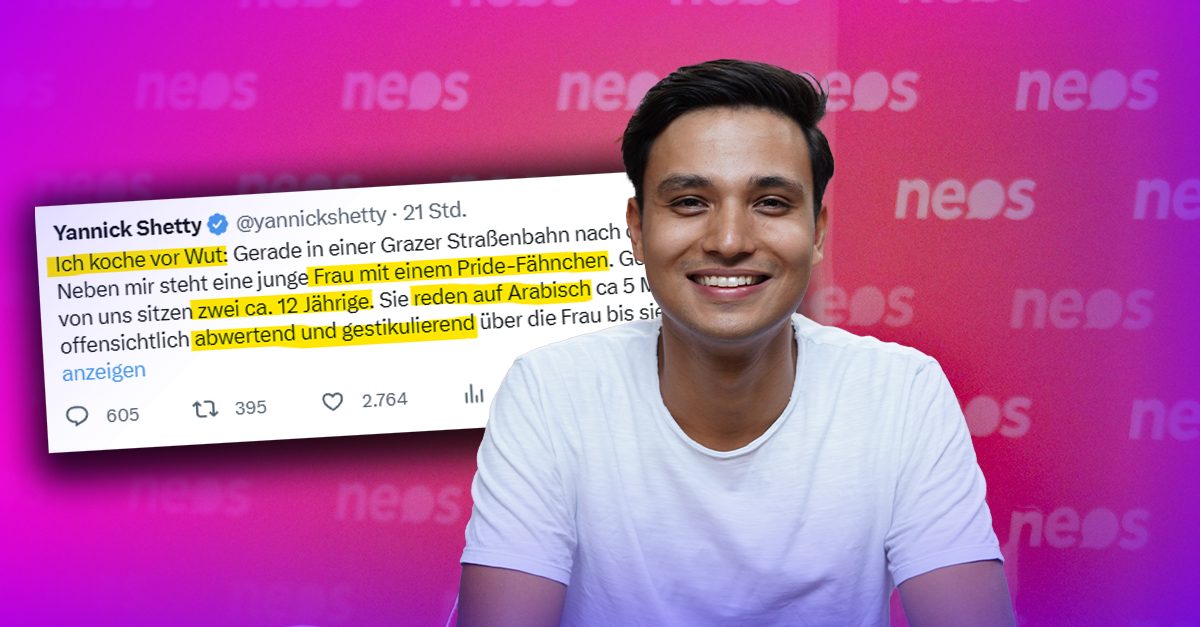 NEOS-Politiker: Wenn selbst betroffen - dann doch rechts!