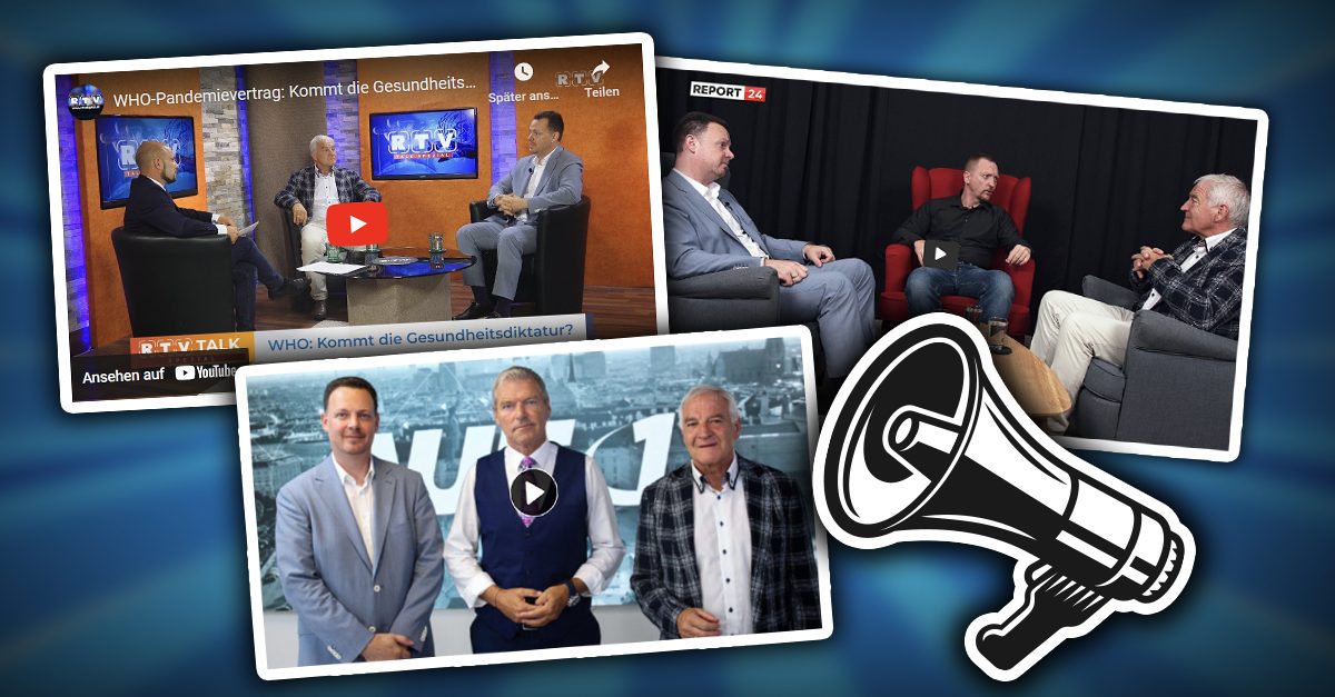 WHO-Pandemievertrag: FPÖ und alternative Medien starten Info-Offensive