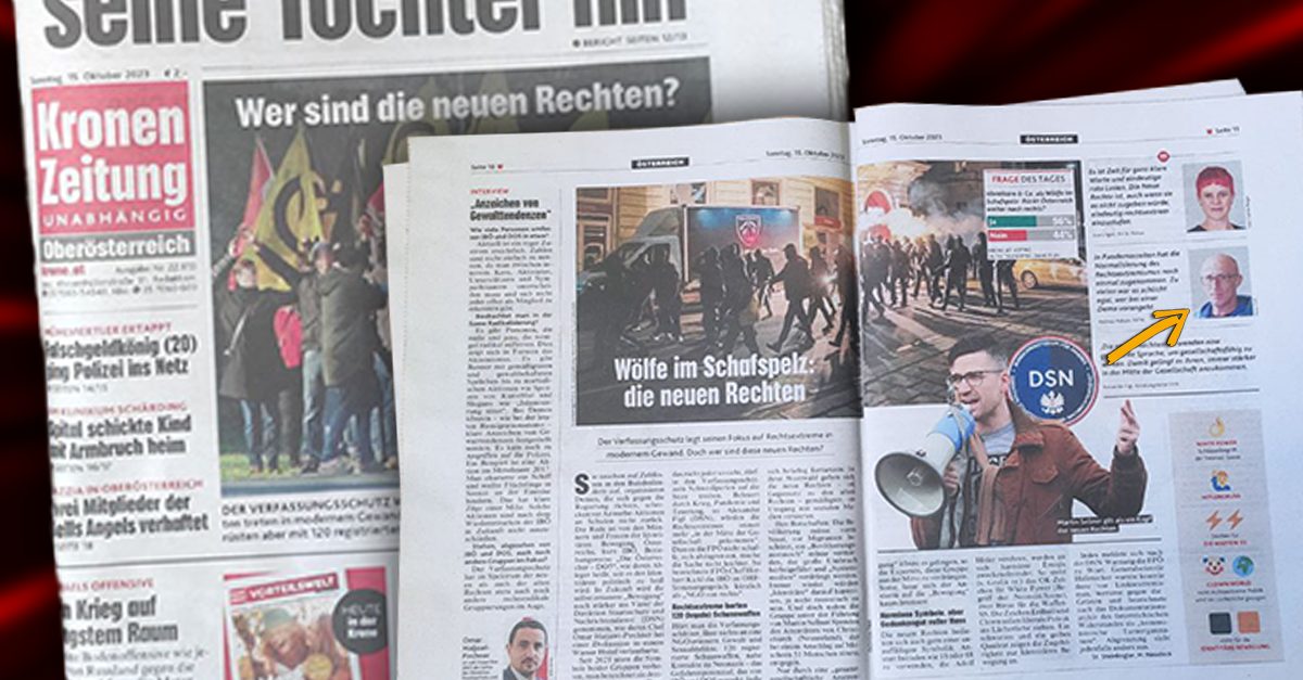So hetzen ÖVP-Verfassungsschutz und "Krone" gegen friedliche Patrioten