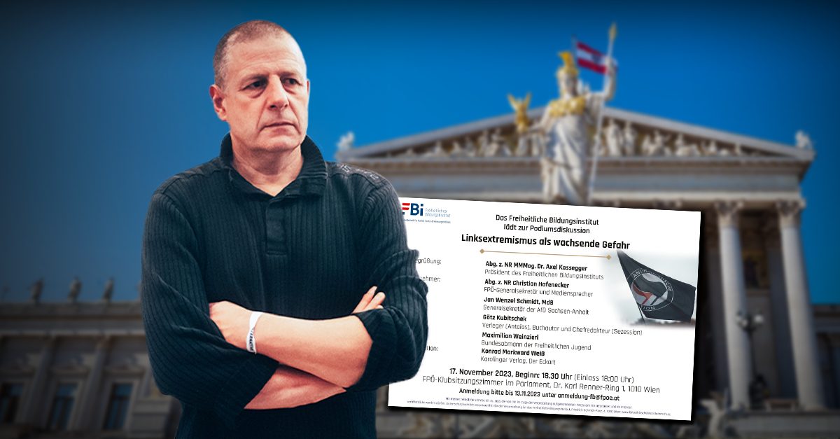 Sensation: Götz Kubitschek spricht im Parlament