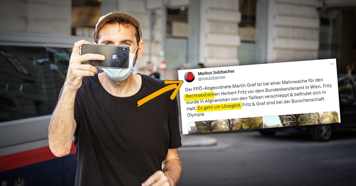 Fall Herbert Fritz: "Standard"-Blogger Sulzbacher erfindet Fake-News