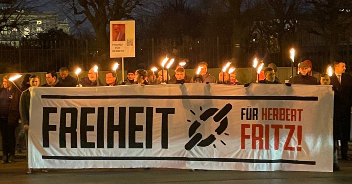 Mahnwache für Völkerfreund Herbert Fritz!