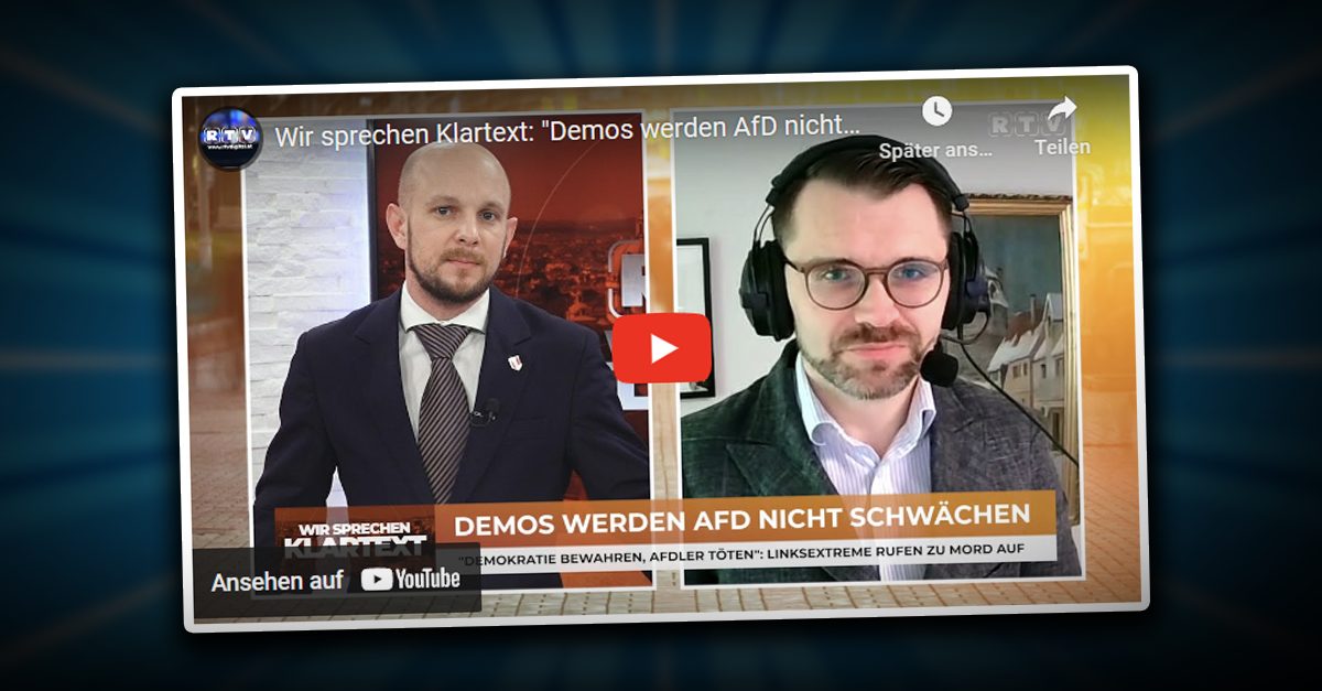 RTV-Klartext: Diese Demos werden die AfD nicht schwächen!