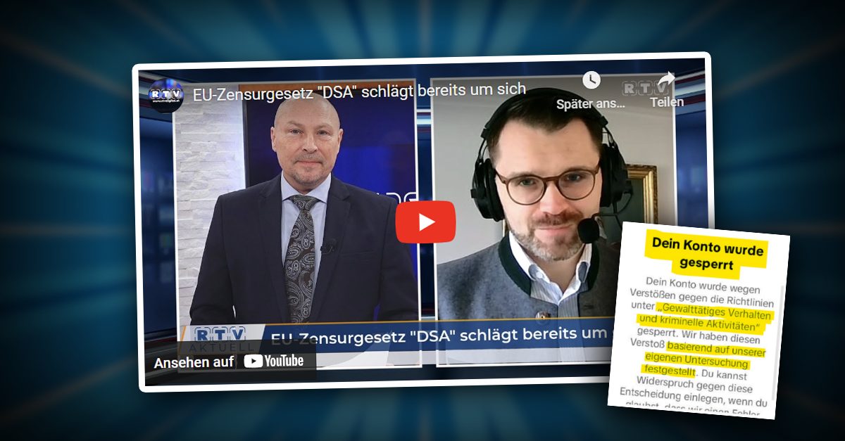 Info-DIREKT als erstes Opfer des "Digital Services Act"?