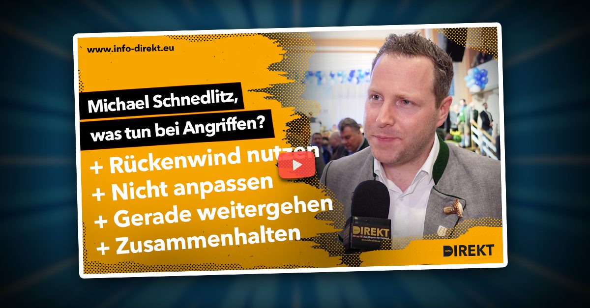 FPÖ-Schnedlitz: Nur wir selbst könnten uns stoppen!