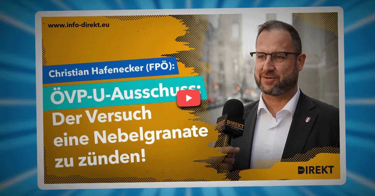 „Unprofessionalität und Boshaftigkeit“: FPÖ-Hafenecker zerlegt U-Ausschuss